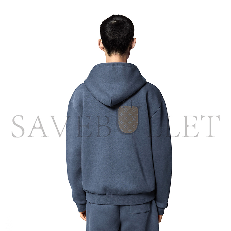 l0vis Vvtt0n embroidered zipped jersey hoodie 1afrb1